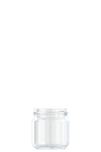 212ml flint glass Puschkin food jar