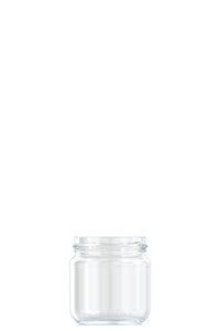 212ml flint glass Puschkin food jar