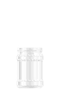 545ml flint glass food jar