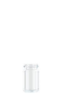 107ml flint glass preserve food jar