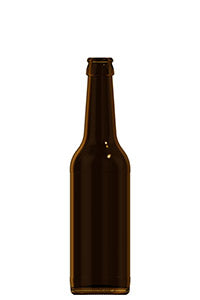 330ml amber glass Longneck returnable beer bottle