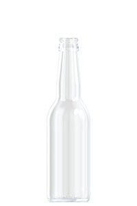 330ml flint glass oneway beer bottle