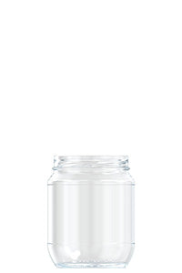 587ml flint glass food jar