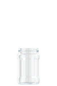 370ml flint glass food jar