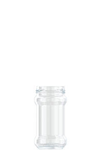 212ml flint glass food jar