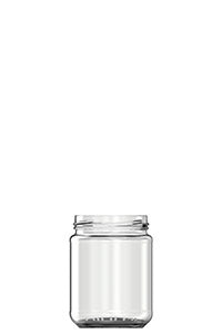 343ml flint glass food jar