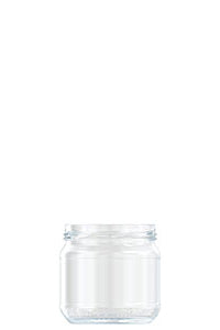 380ml flint glass food jar