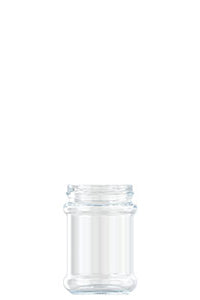265ml flint glass food jar