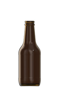 250ml amber glass Klassik oneway beer bottle