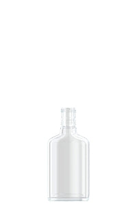 200ml flint glass MI Flask spirit bottle