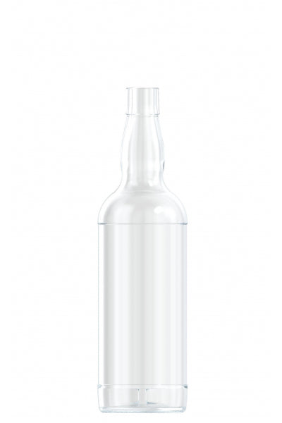 750ml flint glass spirit bottle