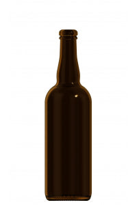 750ml amber glass Belgien returnable beer bottle