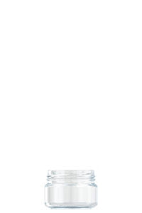 140ml flint glass food jar