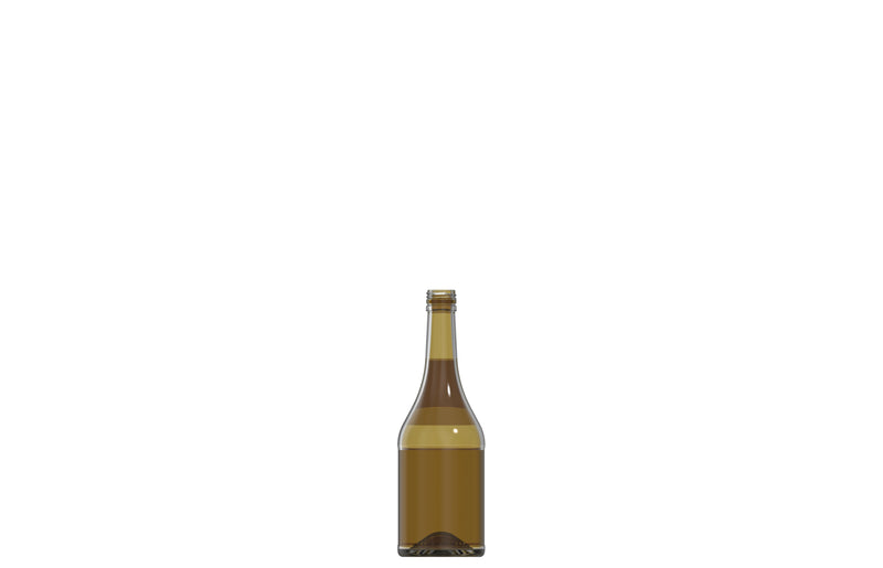 700ml amber glass spirit bottle