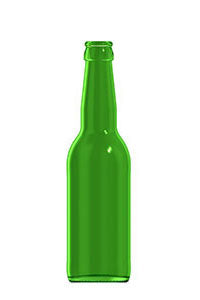 330ml green glass Longneck oneway beer bottle