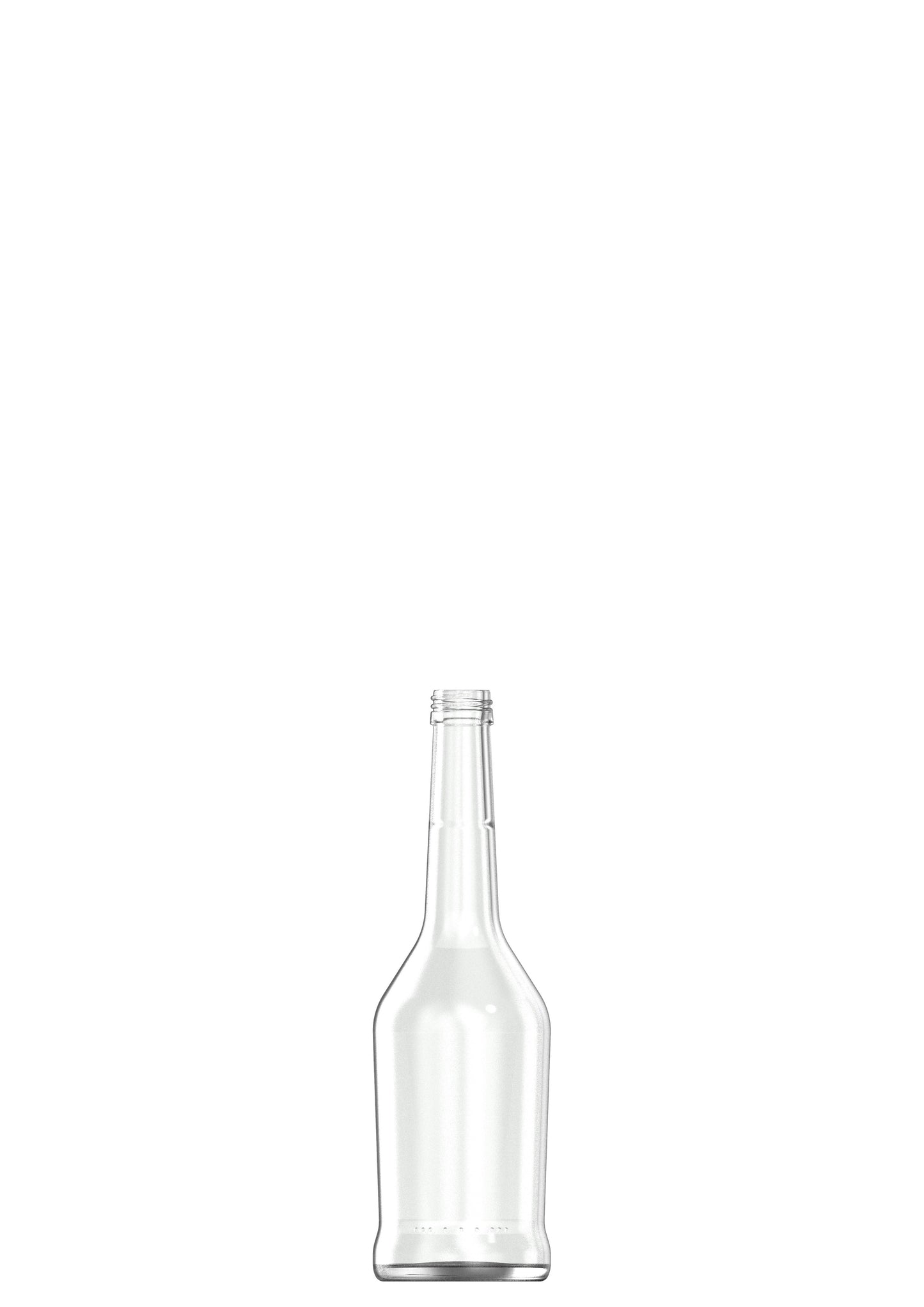 500ml flint glass spirits bottle