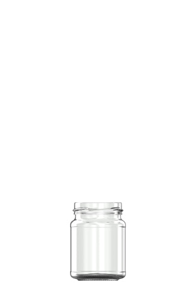143ml white flint konservenglas food jar