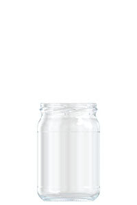 640ml flint glass food jar