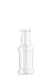 250ml flint glass oneway food bottle
