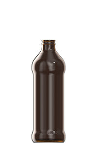 500ml amber glass oneway food bottle