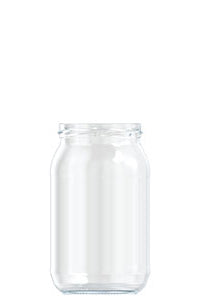900ml flint glass food jar