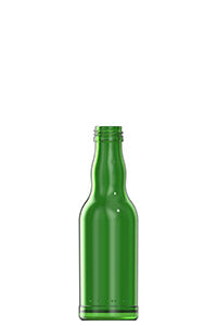200ml green glass returnable NAB bottle