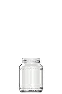 370ml flint glass food jar
