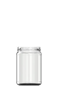 638ml flint glass food jar