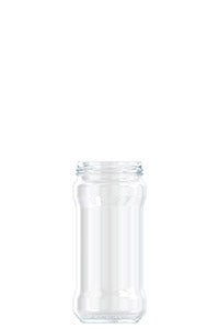 375ml flint glass food jar