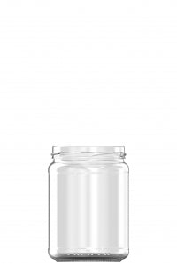 580ml flint glass food jar