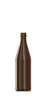500ml amber glass Vichy oneway beer bottle