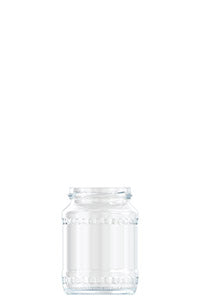 370ml flint glass food jar