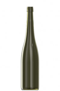 750ml antique green glass Schlegel oneway wine bottle