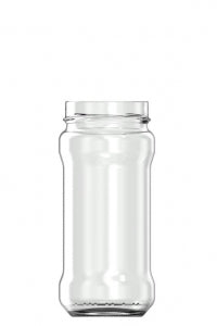 382ml flint glass Mushroom food jar