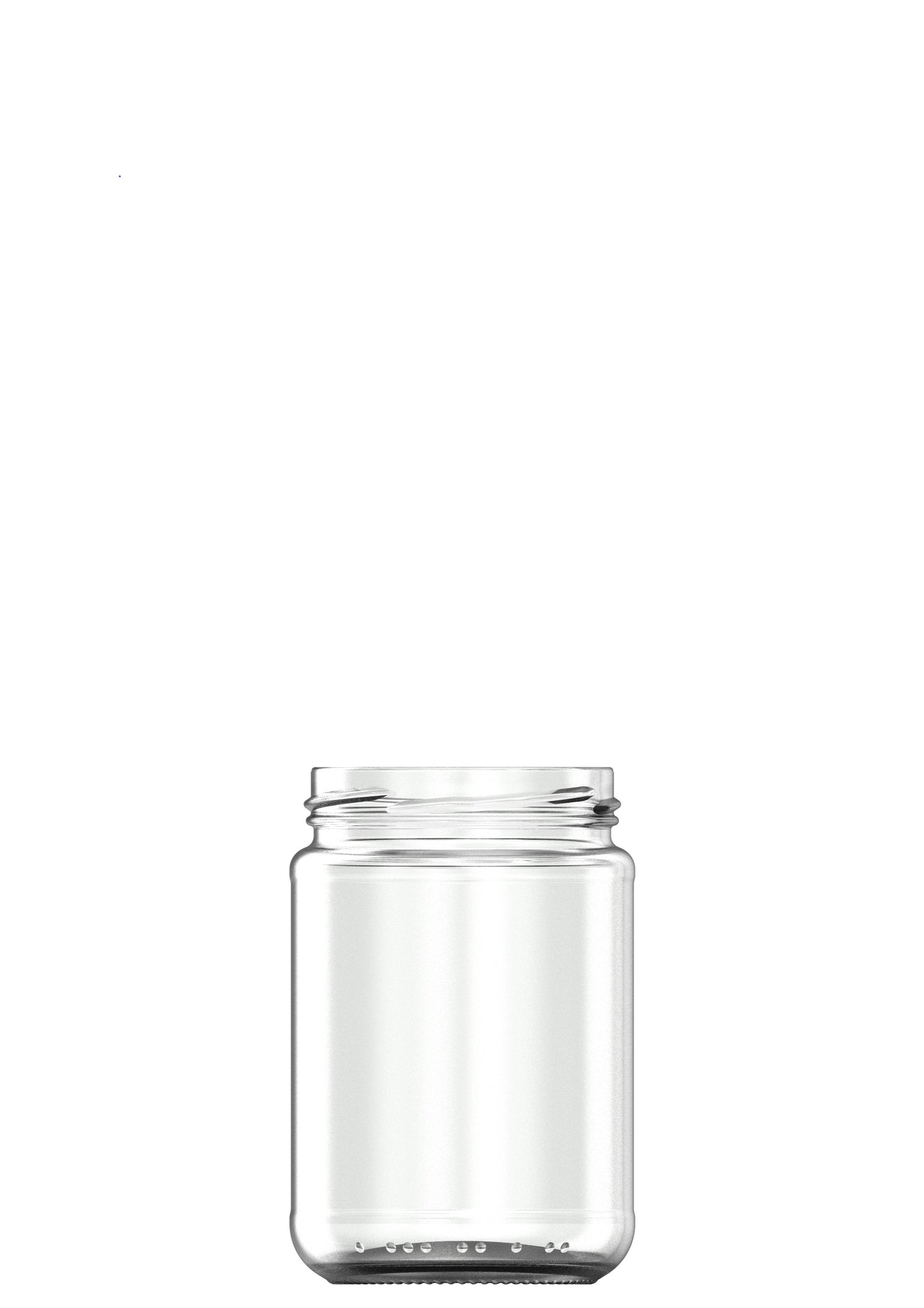 385ml flint glass food jar