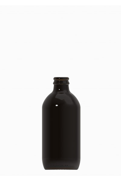 330ml amber glass Stubby oneway beer bottle