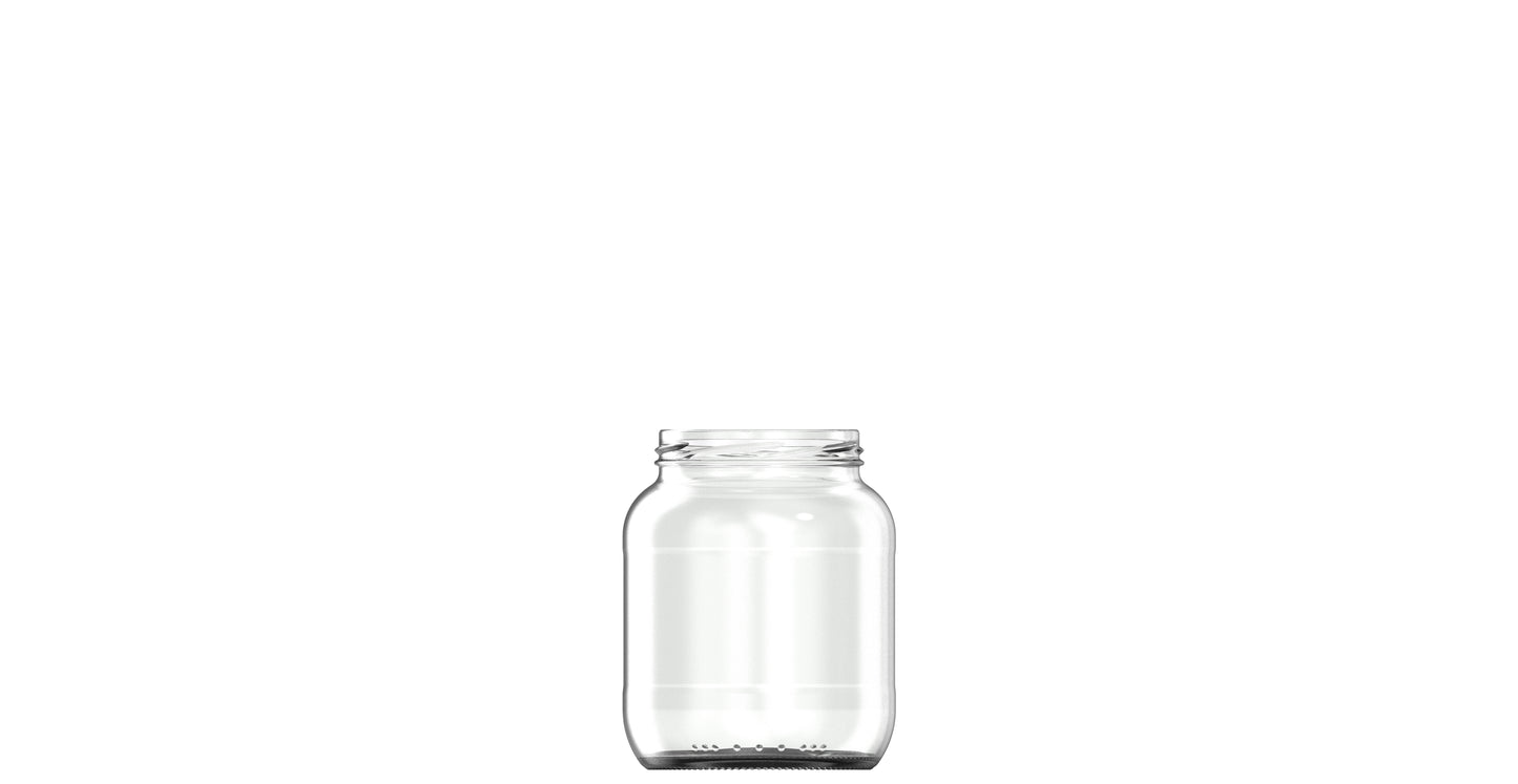 720ml flint glass food jar