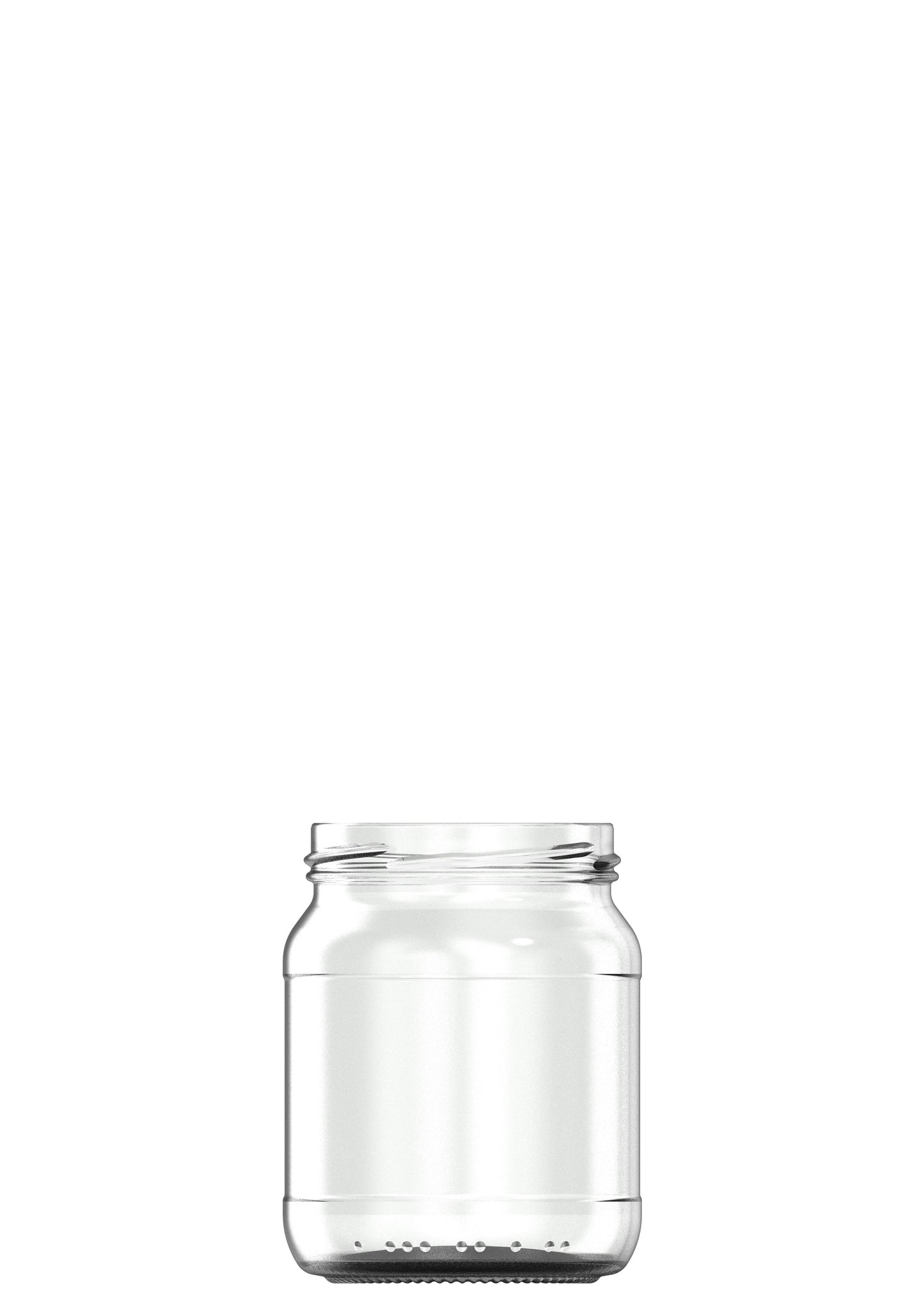 358ml flint glass food jar