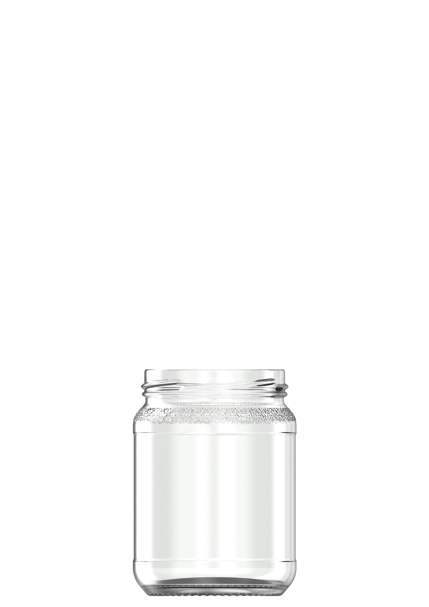 368ml flint glass food jar