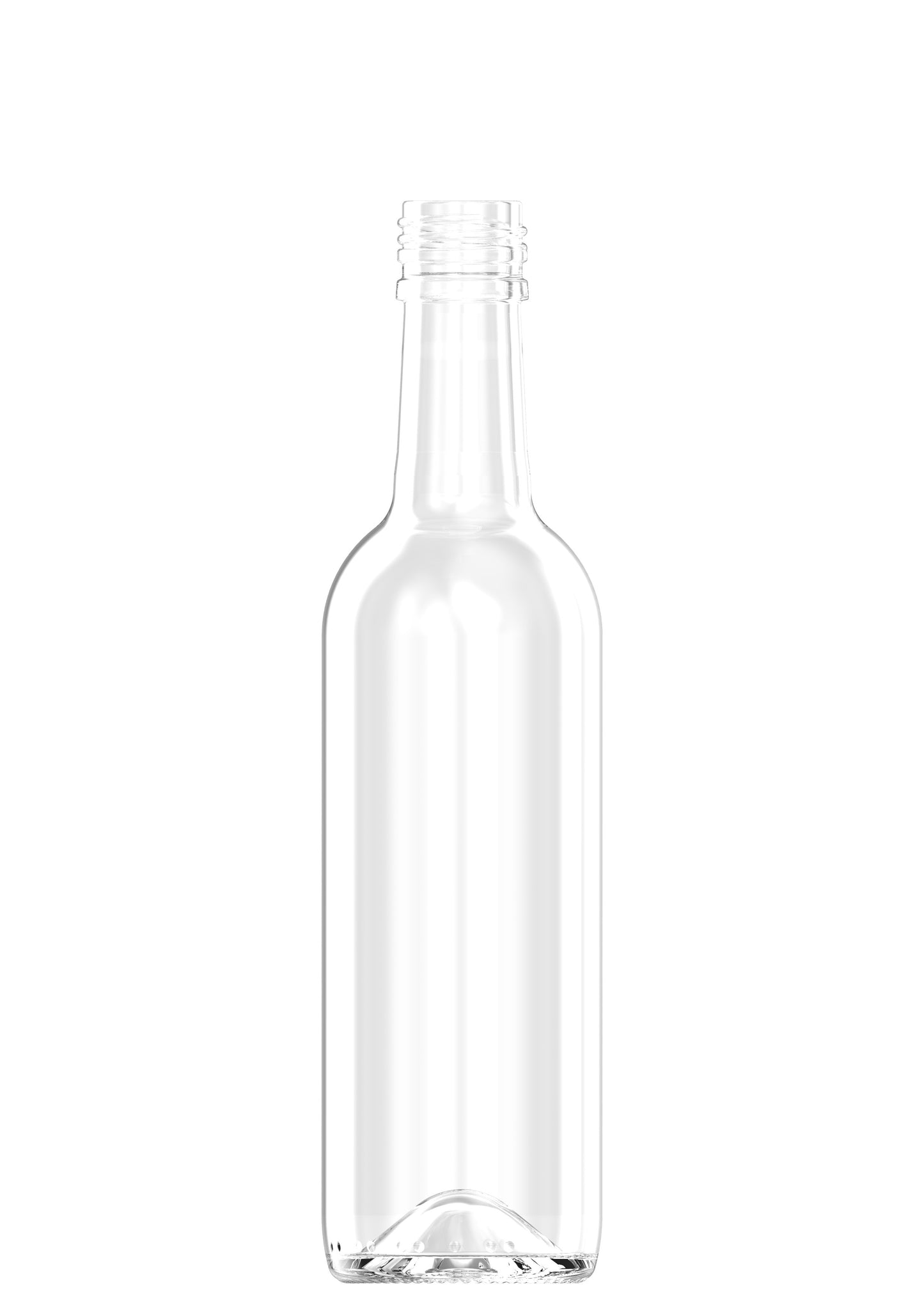 375ml flint glass Bordeaux oneway wine bottle