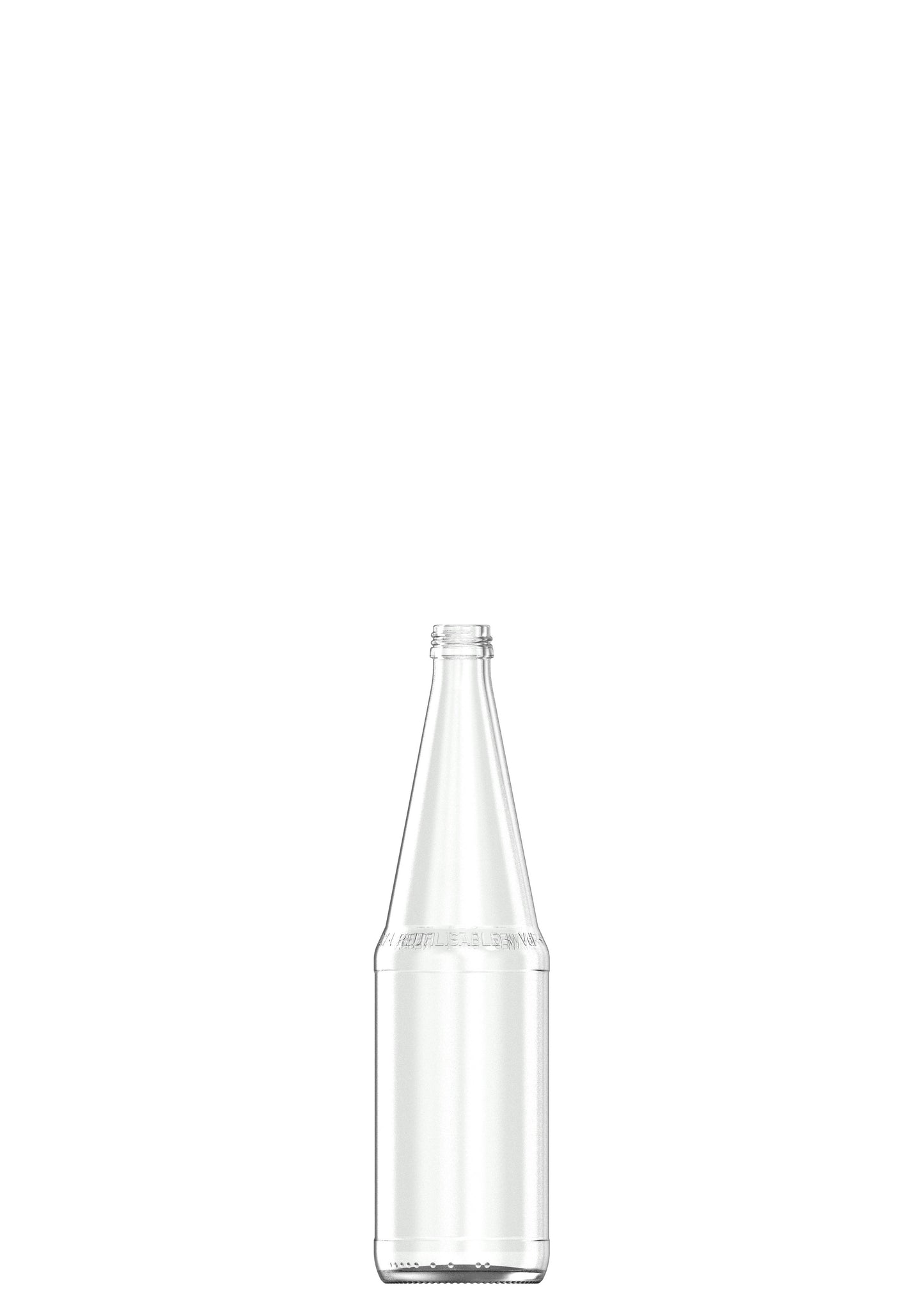 700ml flint glass returnable NAB bottle