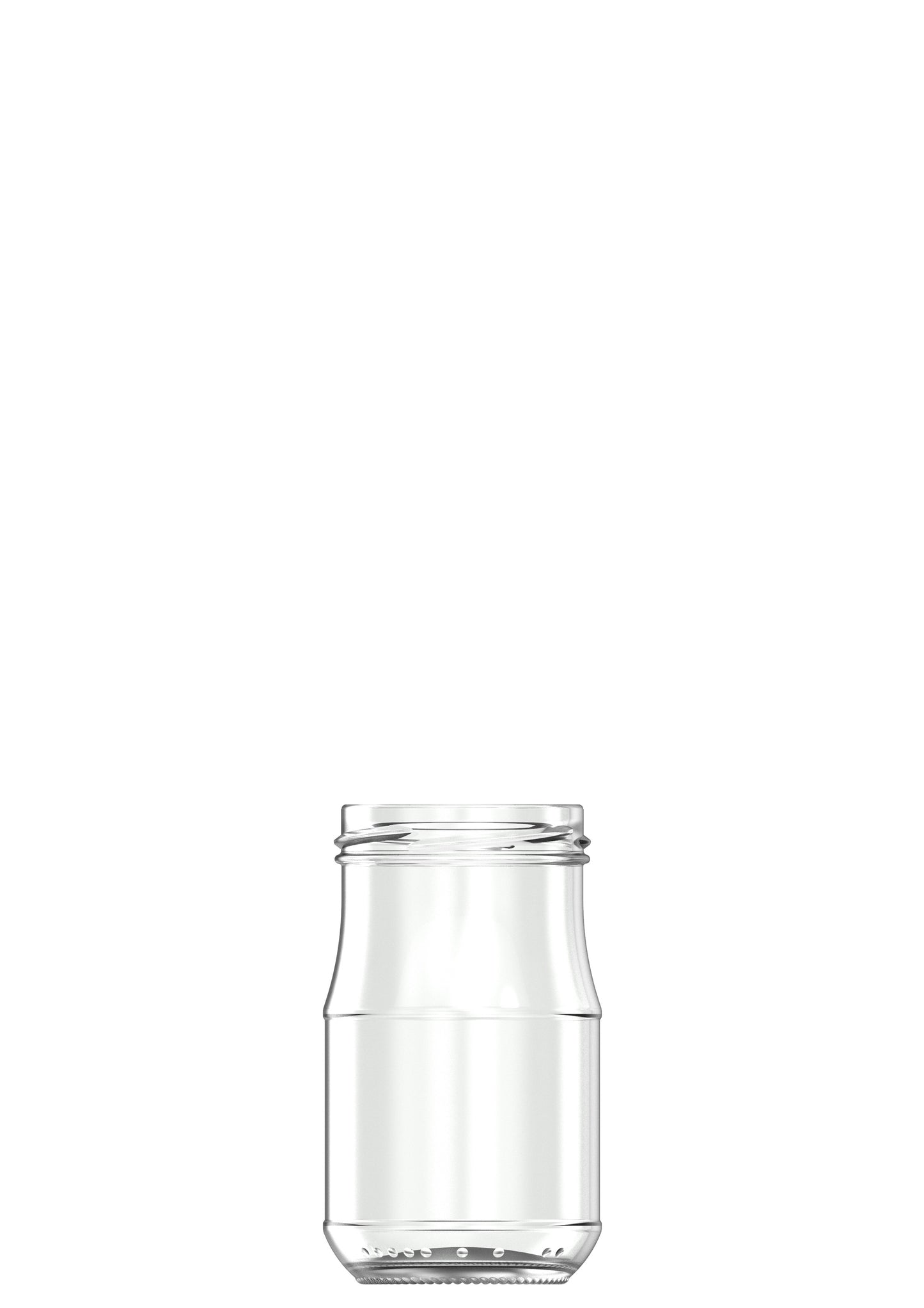212ml flint glass food jar