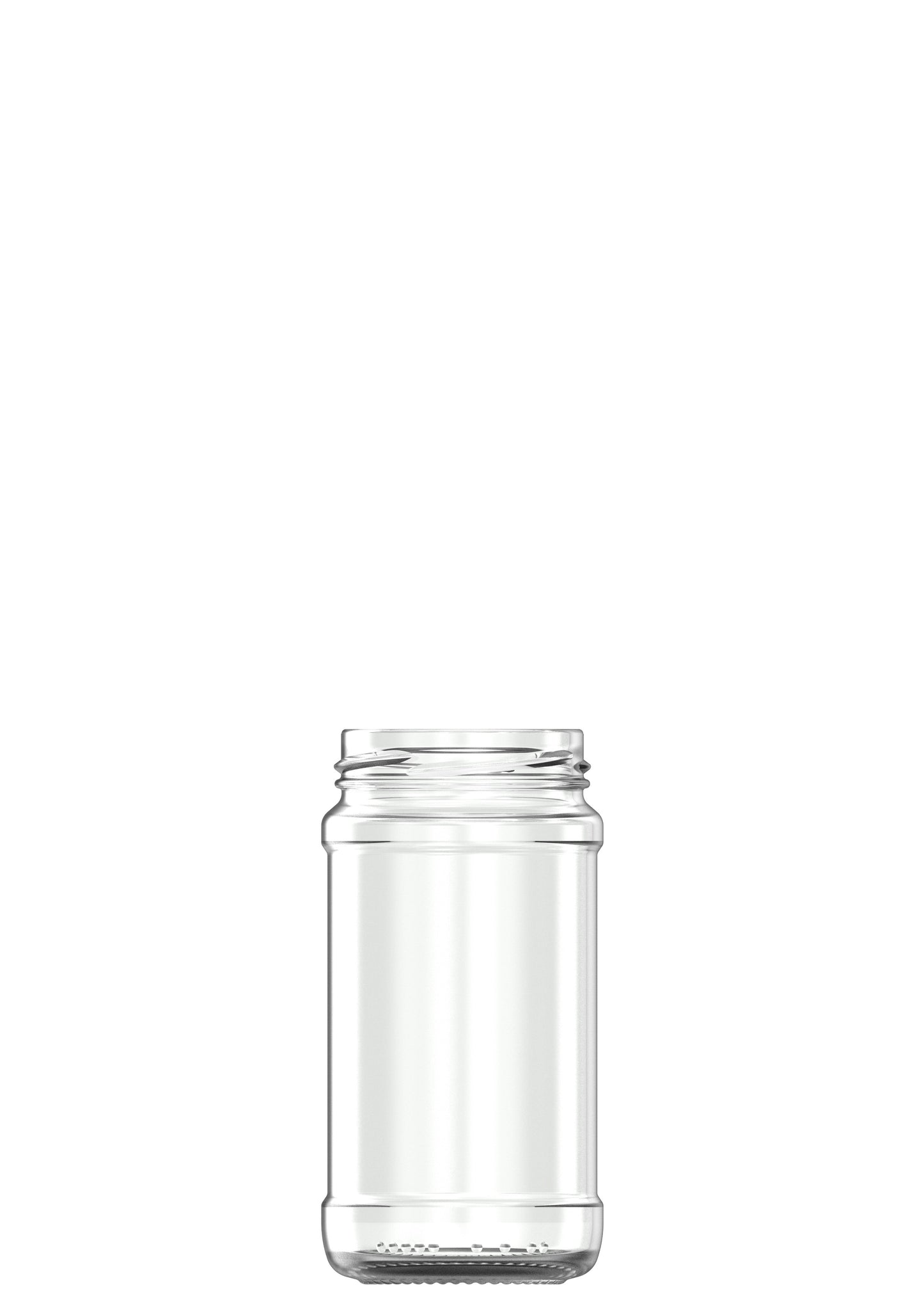255ml flint glass food jar
