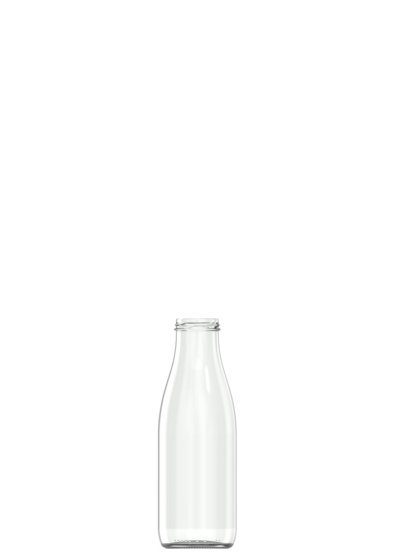 750ml flint glass oneway NAB milk/juice bottle