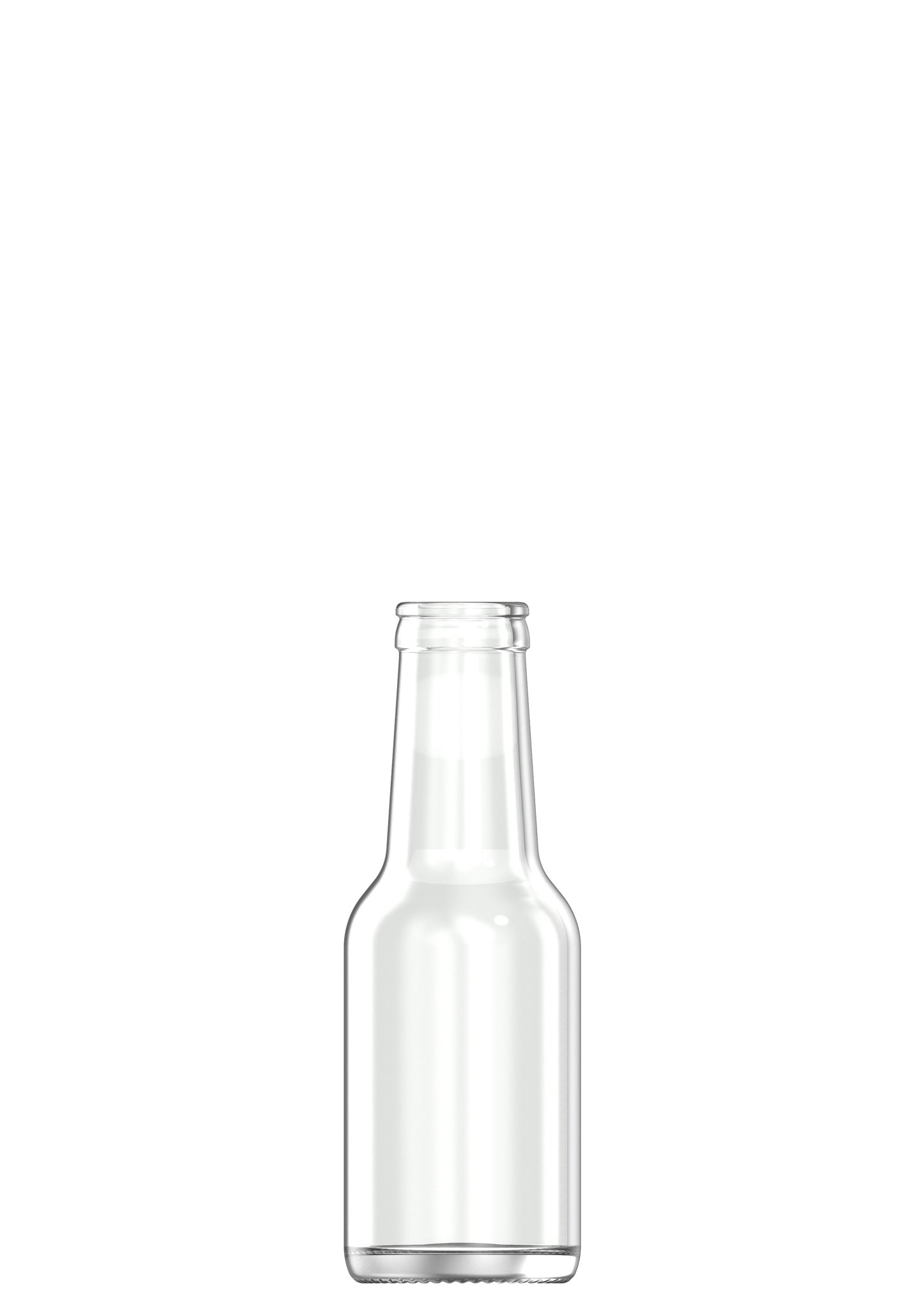 150ml flint glass oneway NAB/FAB bottle