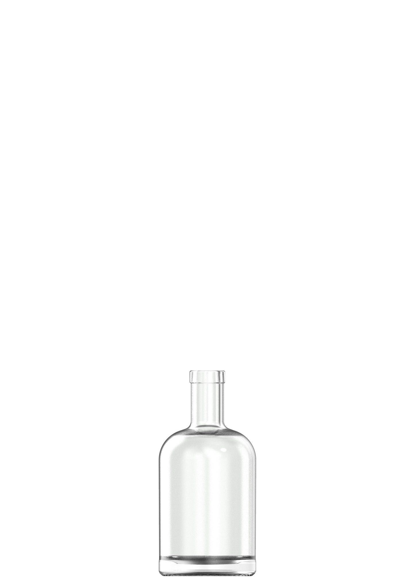 700ml flint glass oneway spirit bottle