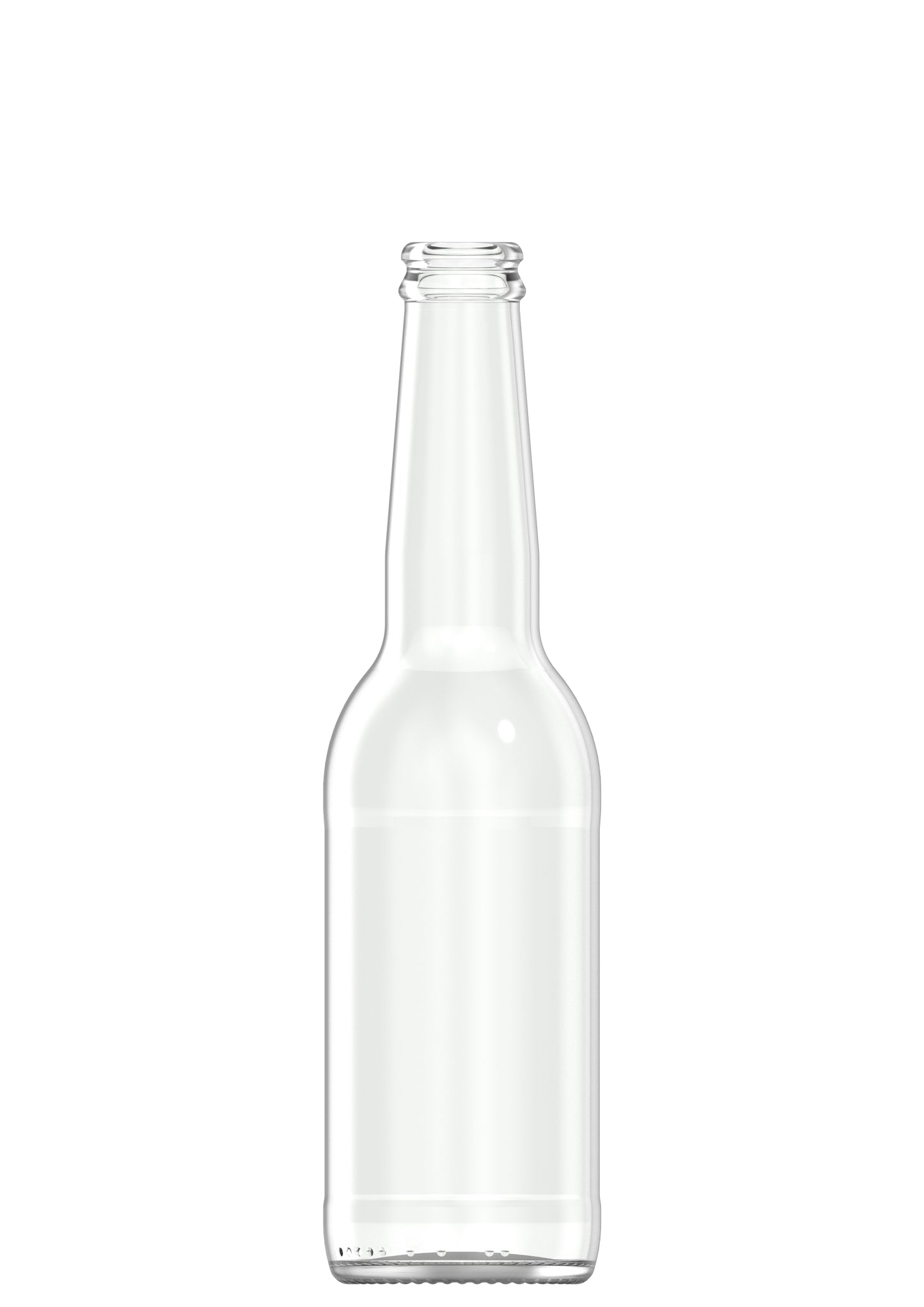 330ml flint glass Longneck LW oneway beer bottle