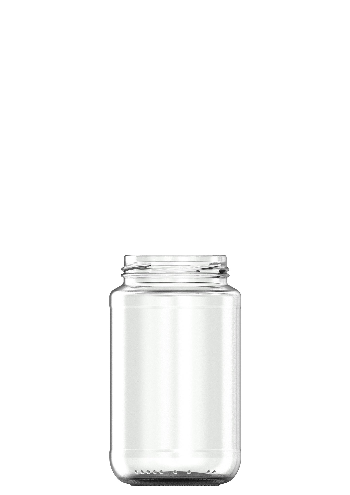 455ml flint glass food jar