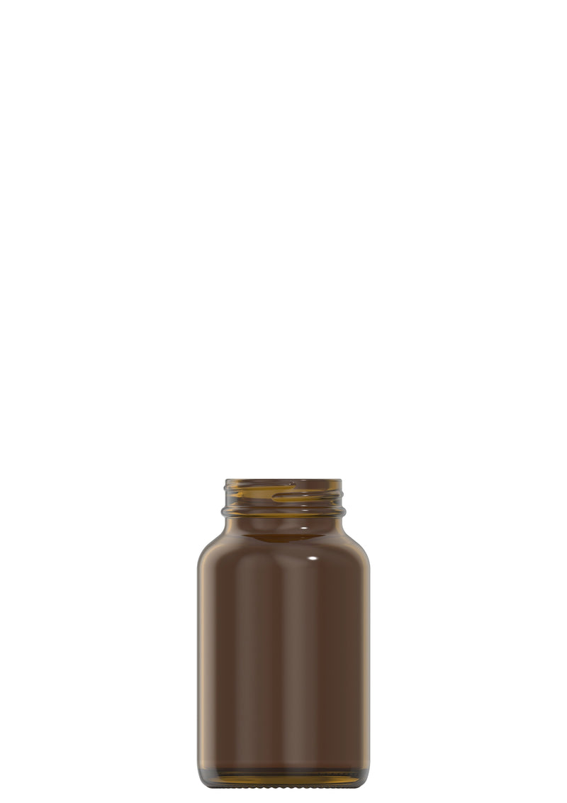 200 ml amber glass packer