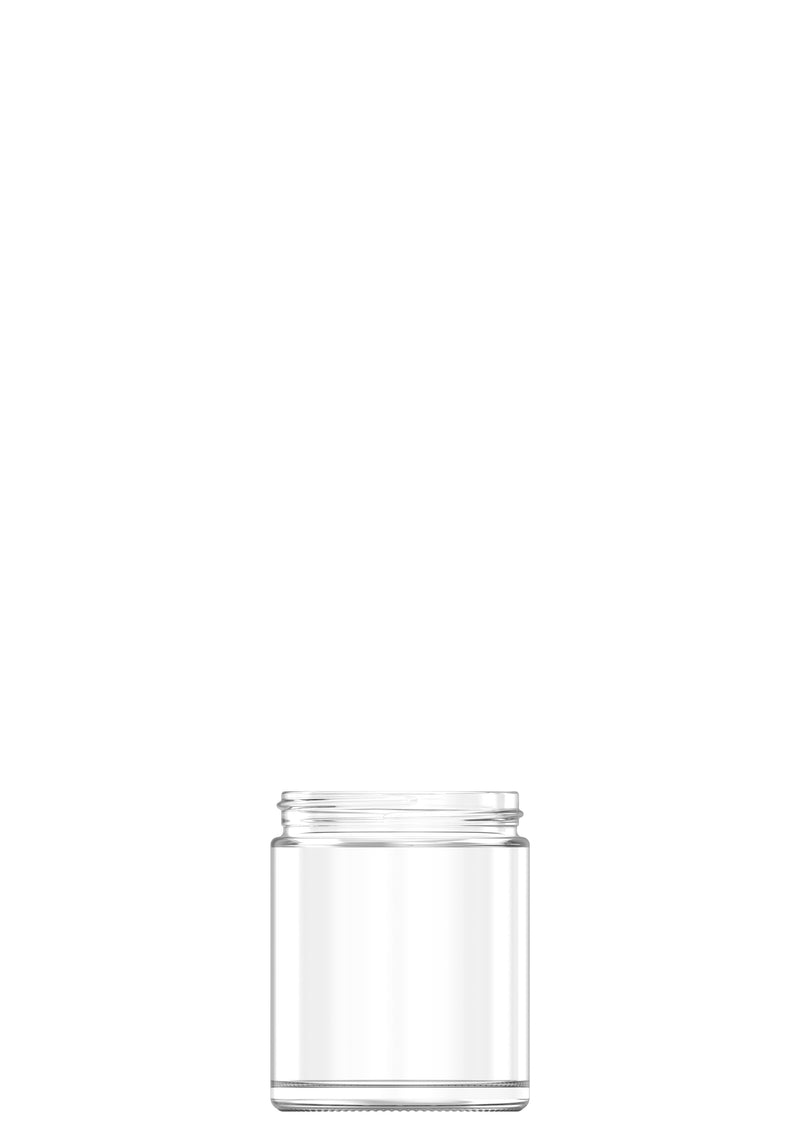 180ml flint glass cream jar